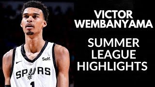 Best of Victor Wembanyama: 2023 NBA Summer League Highlights