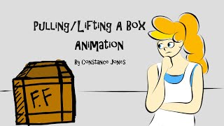 Animated Pulling/lifting a box (Clean Up)