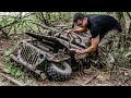 Restoration mini jeep willys with engine 150cc  restore abandoned old mini car  part 1