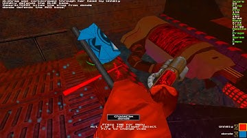 Red Schlong Chimp on Panjoo CTF map for Quake 2 CTF Railwarz by Beaver