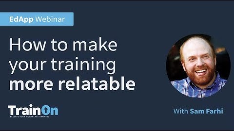 TrainOn: Bring your training to life with storytelling techniques and scenario-based learning