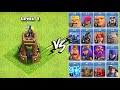 Bomb Tower vs Troops, Spells and Heroes in COC