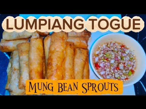 HOW TO MAKE EASY LUMPIANG TOGUE RECIPE / VEGETABLE SPRINGROLL