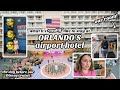 Disney WISH Cruise Vlog | sleeping at Orlando Airport hotel (Hyatt) + we tried EVERYTHING!!