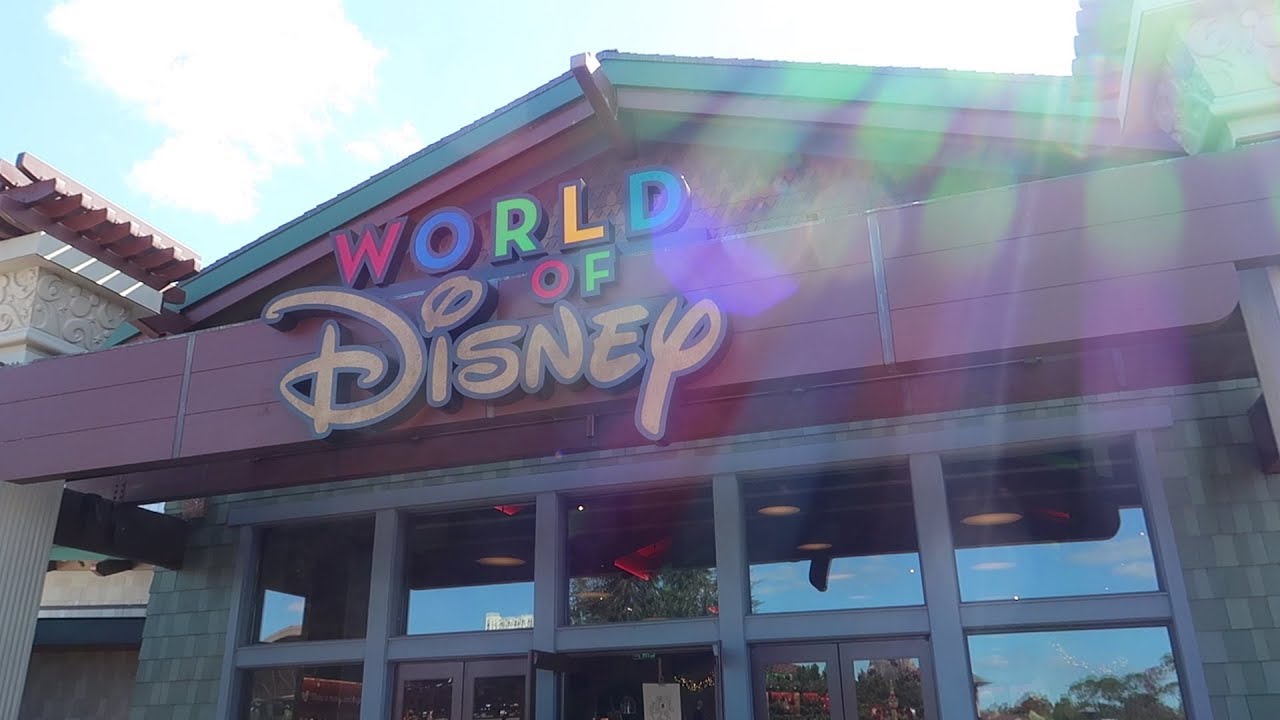 World Of Disney Store Now Open At Disney Springs & A Quick Construction Update! YouTube