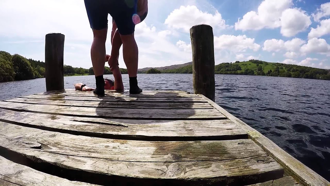 Coniston bike swim YouTube