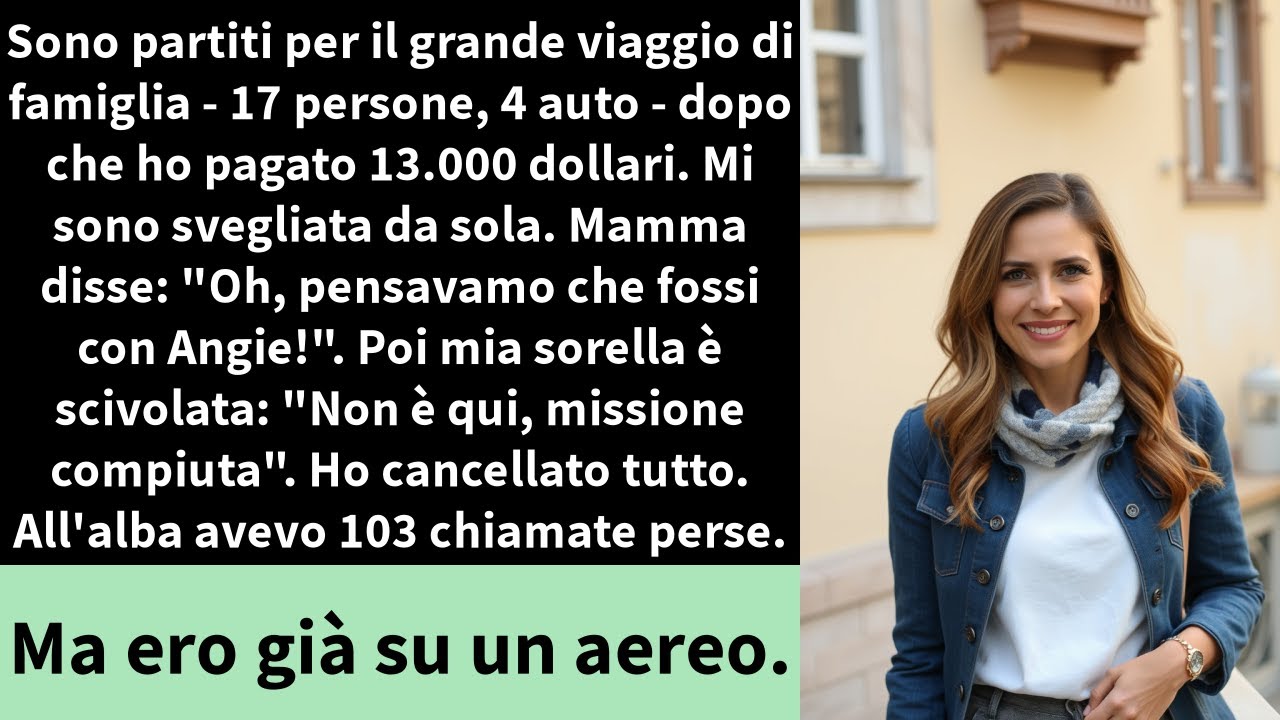 Sono partiti per il grande viaggio di famiglia - 17 persone, 4 auto - dopo che ho pagato 13.000$
