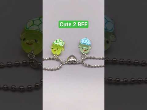 Link In Bio Cute Necklace Gift For BFFs Best Friends Family Short Bff Gift Family Cutebaby 