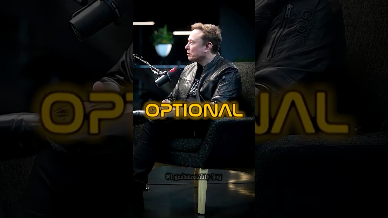 Elon Musk: "Work Will Become Optional" 🔮
