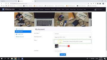 PHPRad User Authentication | Low Code