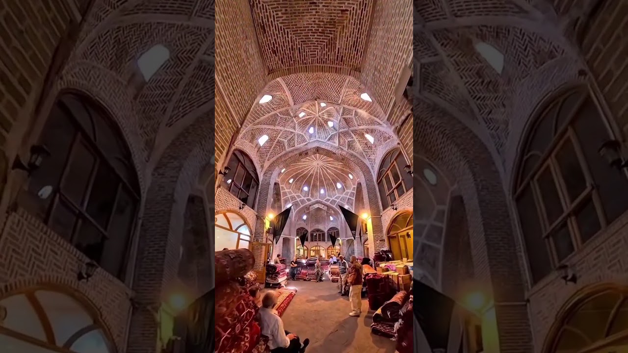 "Tabriz Bazaar—the world’s largest covered market!Full of colors, history, and unforgettable vibes!"