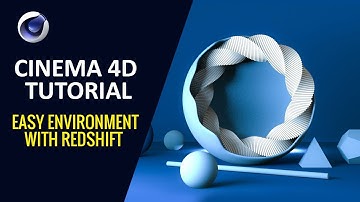 Easy Environment with Redshift - Cinema 4D Tutorial