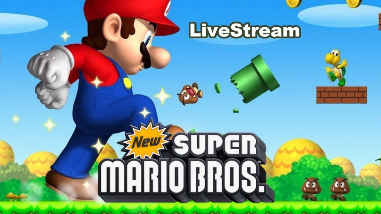 New Super Mario Bros Live Stream Playthrough Part 2 Finale YouTube