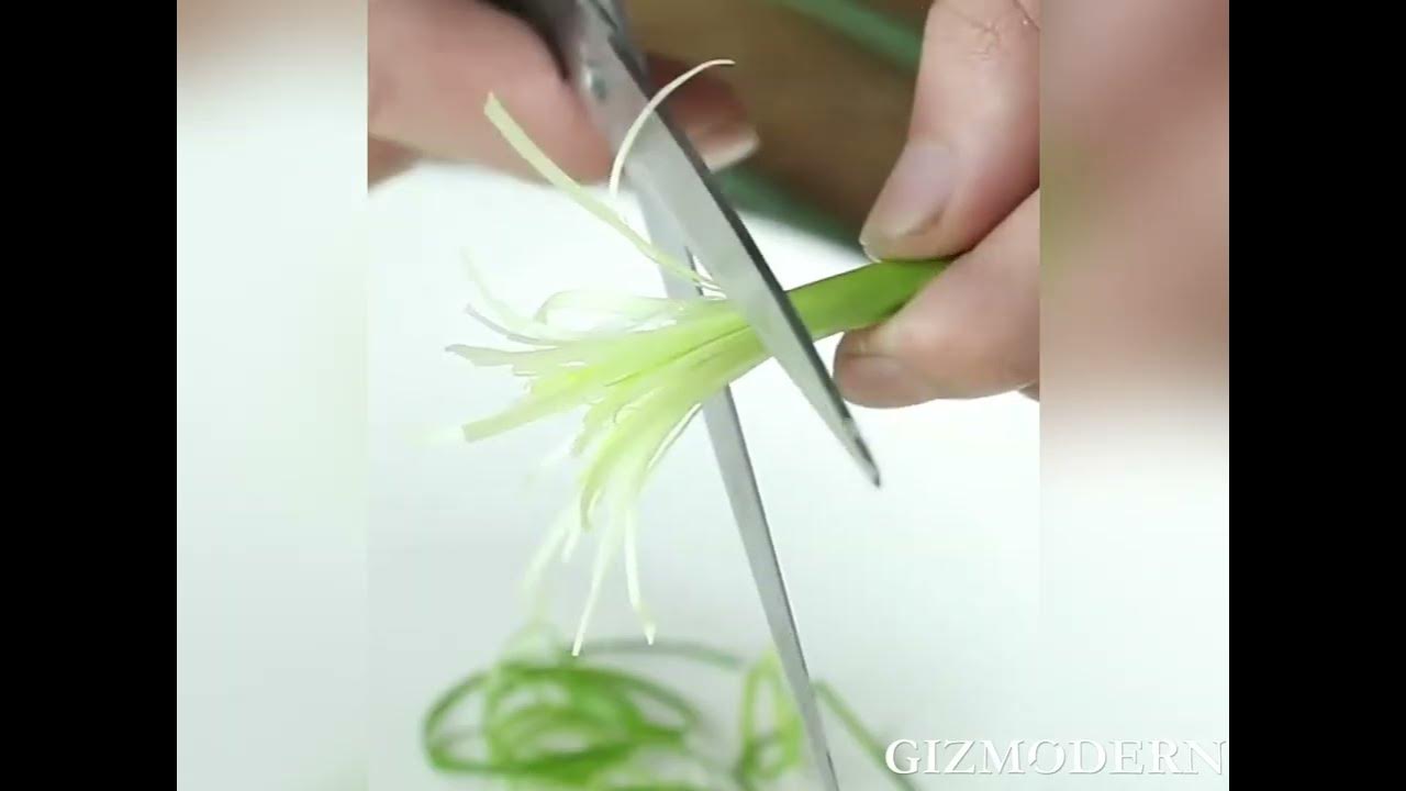 Elenxs Multifunctional Kitchen Tools Stainless Steel Green Onion Slicer  Shredder Cutter Vegetable Scallion Shred Cut Tool 