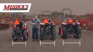 Kubota Narrow Tractors Compared B2401 L3520 L4802 Side by Side