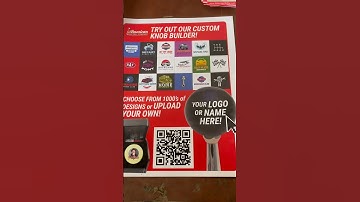 Custom "SnowBird" logo shift knob designed with our online builder.