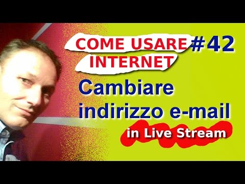Video: Come Cambiare Email
