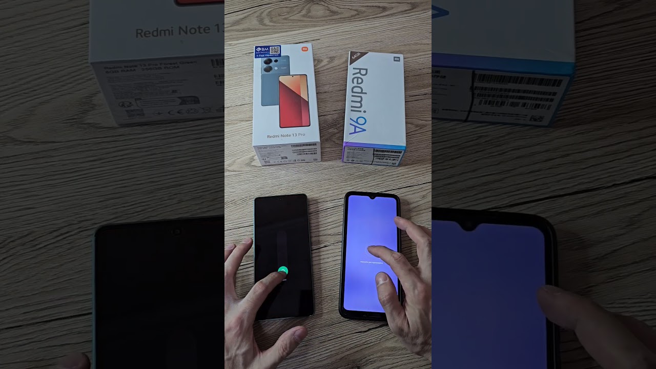 REDMI 9A VS NOTE 13 PRO