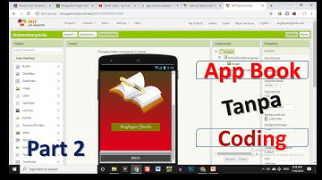 Cara Membuat aplikasi android ebook tanpa coding dengan app inventor Part. 02