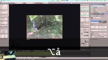 Blender 2.57b & Syntheyes 2011 Tutorial "The Trees" (Part-4)