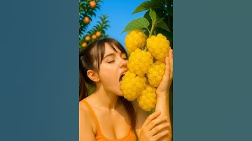 Squid Game Ai Eat Golden Grape #squidgamchallenge #asmr #animation #mukbang #squidgame2 #garden