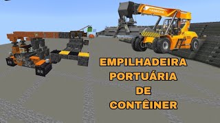 TUTORIAL MINECRAFT - Como fazer uma empilhadeira portuária de contêiner no Minecraft screenshot 4