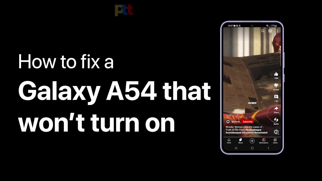 [SOLVED] Samsung Galaxy A54 Won't Turn On | Black Screen of Death | Not ...