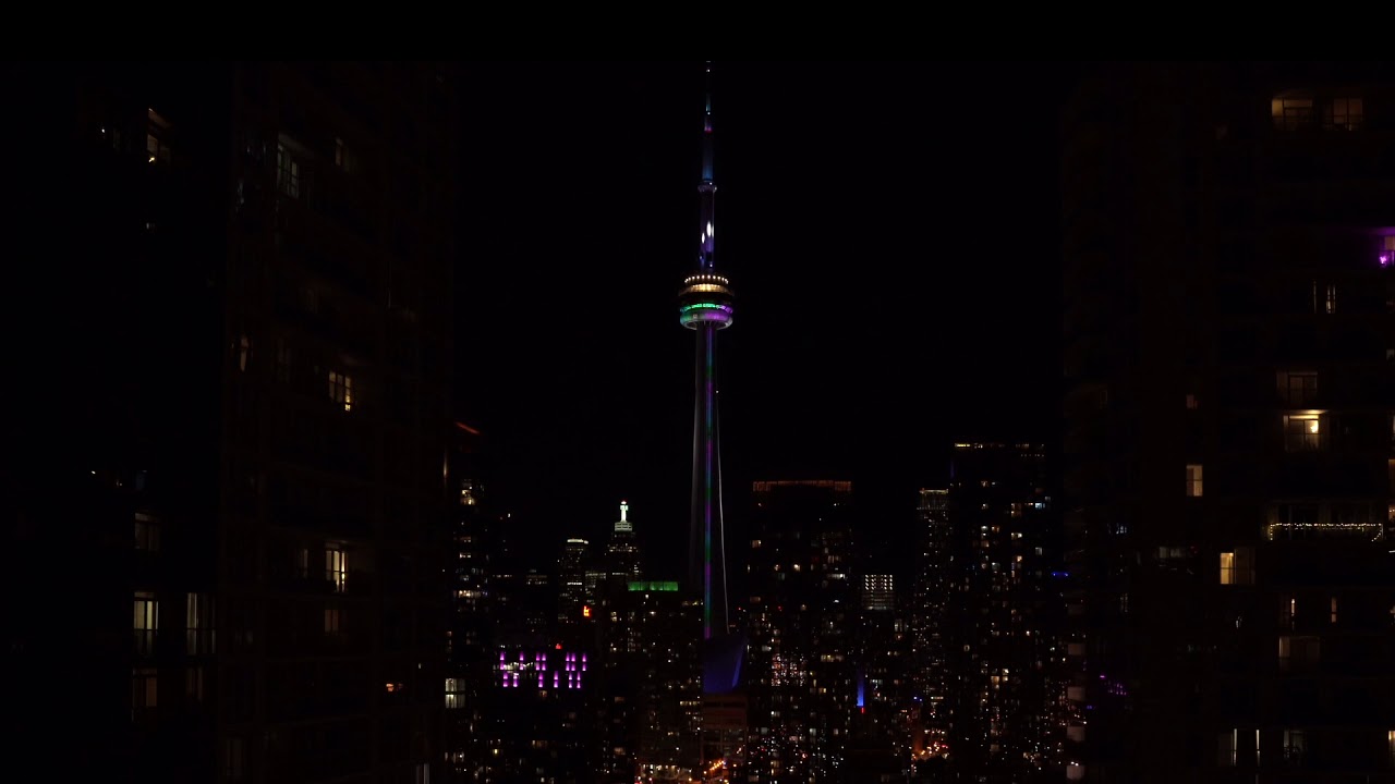 CN Tower 2020 Canada Day Light Show