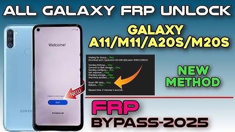 Samsung Galaxy A11/M11/A20s/F11 Frp Bypass ✅ All Galaxy Frp Unlock-2025/New Method Free Frp Tool 💥