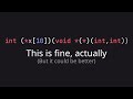 Understanding why C declarations are such a mess