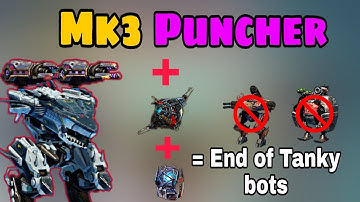 Mk3 Puncher Orochi is a nightmare to tanky bots 😹 #warrobots