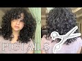 TRYING MANES BY MELL PIGTAILS HAIRCUT | MORE VOLUME??