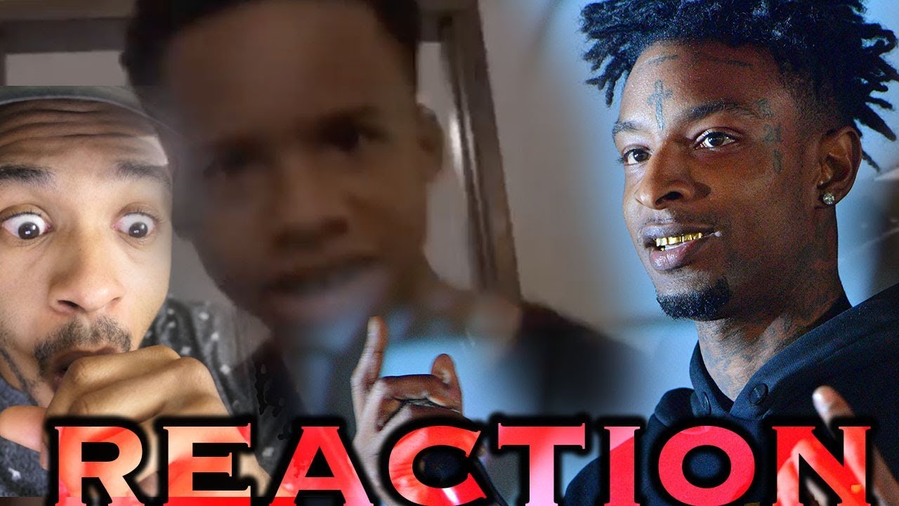 21 SAVAGE KILLS TAY K'S THE RACE REMIX! BEST REACTION - YouTube