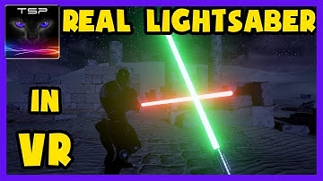 Legend level Jedi Lightsaber training & Duel in Virtual Reality with HTC Vive