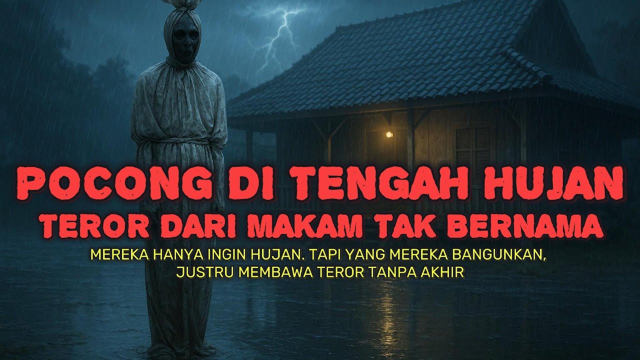 Pocong di Tengah Hujan - Cerita Horor #horror #storytelling #misteri #ceritahoror