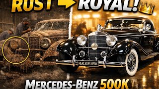 1936 Mercedes-Benz 500K – Barn Find → Royal Restoration #viral  #growth 