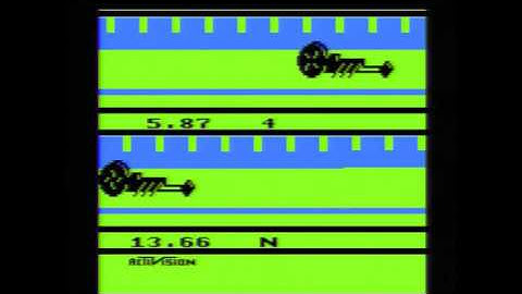 Atari 2600 Dragster by Activision, 5.87