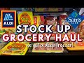 GROCERY HAUL with PRICES & MEAL PLAN | ALDI & Sam's Club