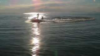 Living With Pion - Slalom Skiing With Ice On Lake