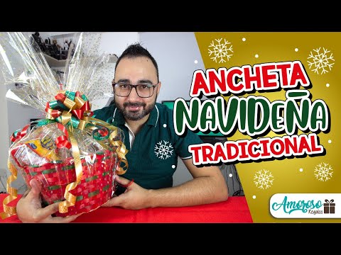 COMO HACER UNA ANCHETA DE NAVIDAD | IDEAS PARA REGALAR | ARREGLO PARA NAVIDAD | Amoroso Regalos