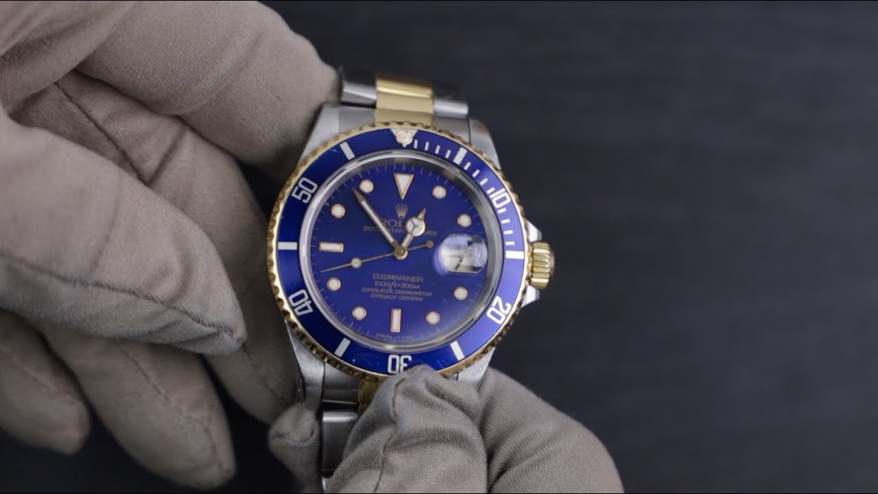 Rolex 16613 Purple Dial Video - YouTube