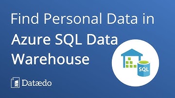 Find personal data in Azure SQL Data Warehouse (PII, GDPR) – Dataedo tutorial