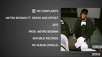 No Complaints By Metro Boomin