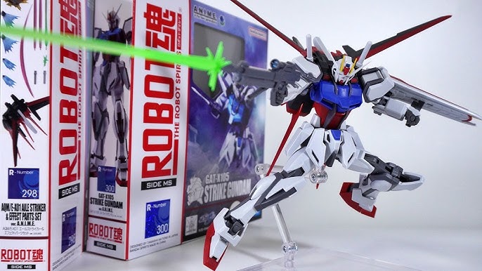 Mobile Suit Gundam AQM/E-X03 Launcher Striker & Effect Parts Set A.N.I.M.E.  Robot Spirits figure, Tamashii Nations