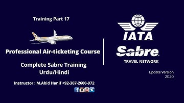 How To Use Symbols in Sabre For Making PNR in Red Sabre|Training Part-17|پروفیشنل ایرٹکٹینگ
