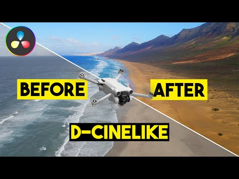 Color Grade D-Cinelike in Seconds ! (DaVinci Resolve)