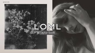 [THAISUB] Taylor Swift - loml แปลเพลง