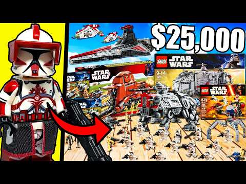 Unboxing a $25,000 LEGO STAR WARS Mystery Box...