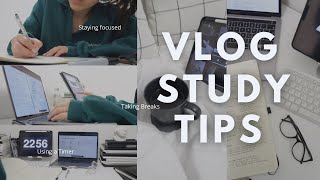 Study Vlog Effective And Easy Study Tips, Night Time Edition, 3H Studying