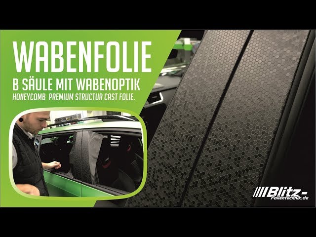 Exterieur - Auto Zierleisten folieren mit Wabenfolie - Blitz Folientechnik  NRW 